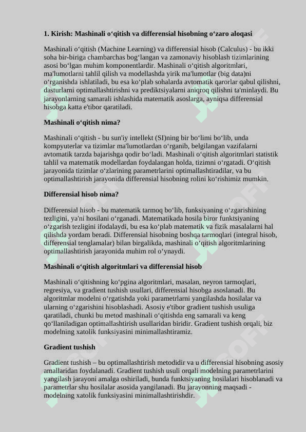 Mashinali o'qitishda funksional qatorlar tatbiqlari 3