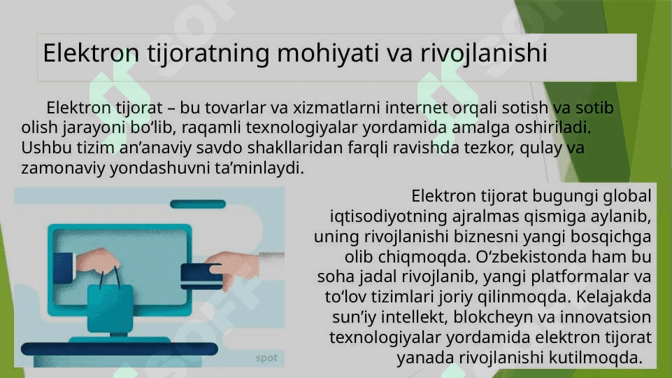 Elektron tijorat va fintech 2