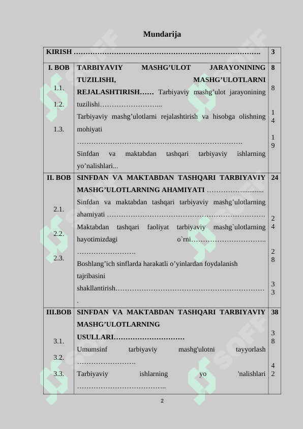 O’QUVCHINI TARBIYALASHDA TARBIYAVIY MASHG`ULOTLARNING AHAMIYATI 2