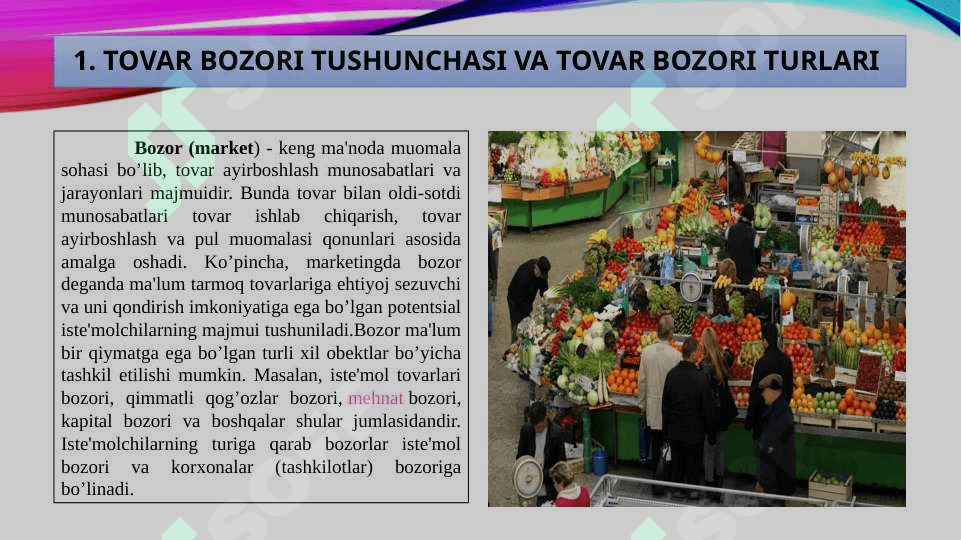 Bozor va iste’molchilarni o’rganish 3