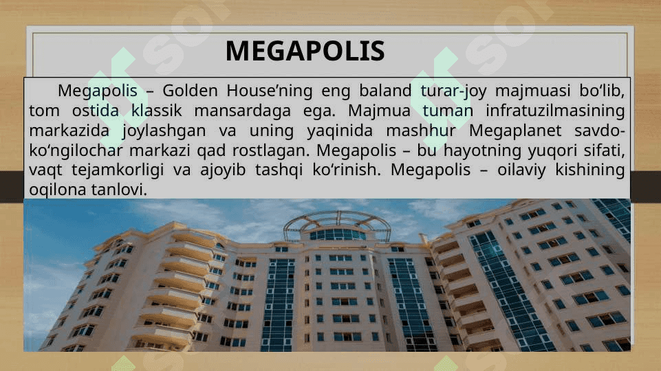 Golden house 7