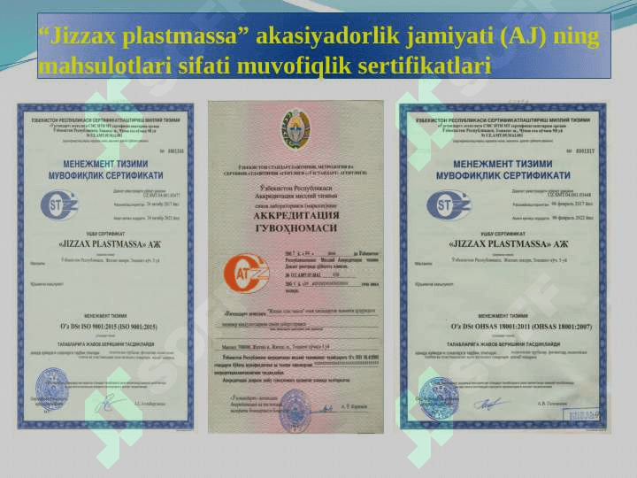Jizzax plastmassa aksiyadorlik jamiyati 5