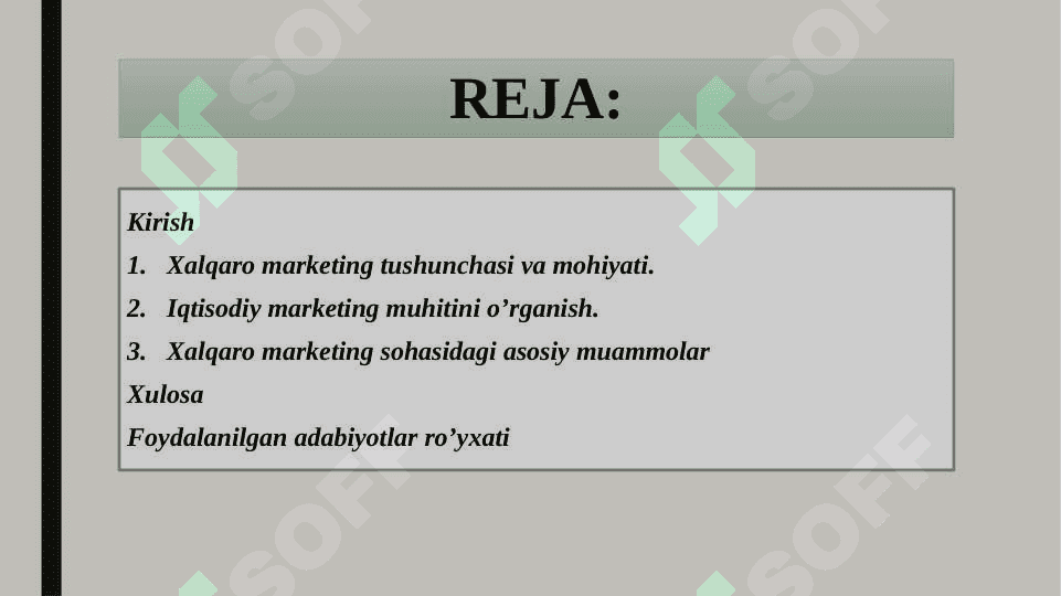 Xalqaro Marketing 2