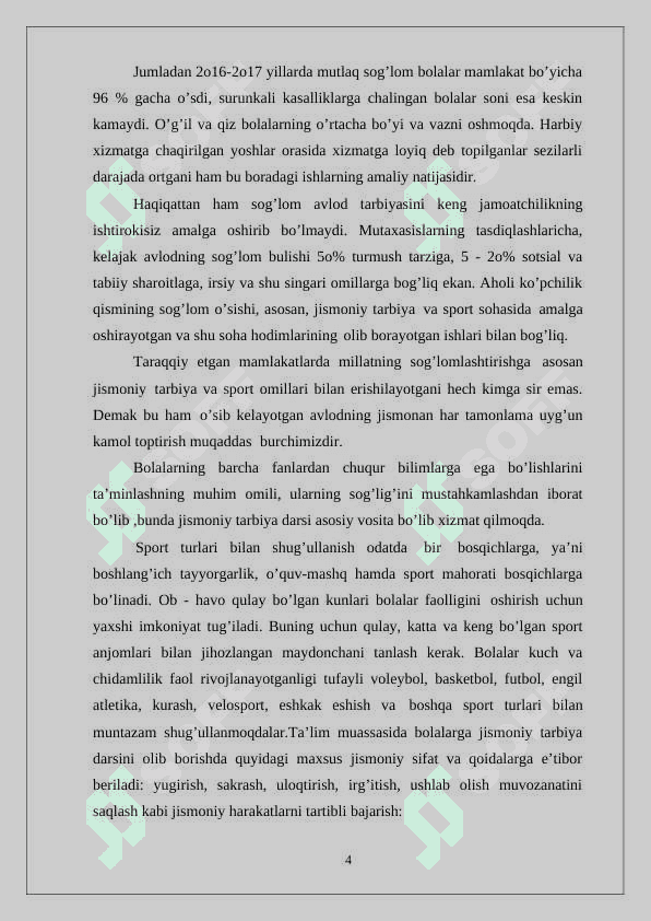 Voleybolchilarning muvofiqlashtirish qobiliyatlarini shakllanishiga o'yin usulining ta'siri. 3