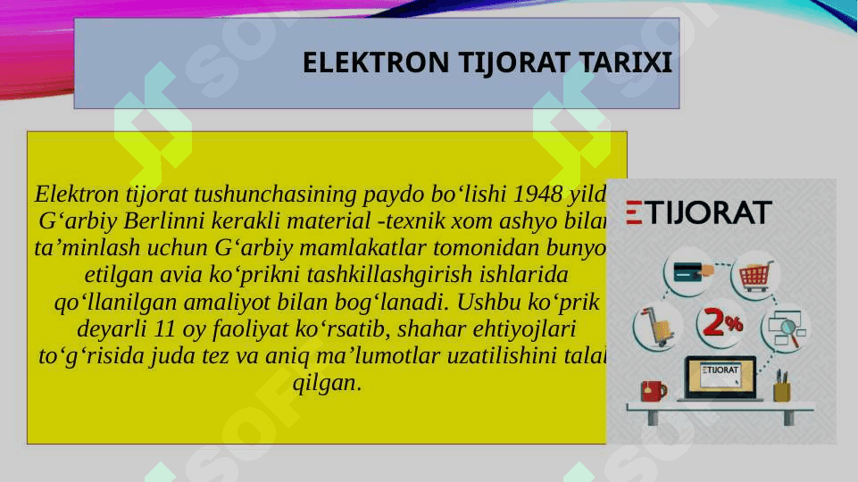 Elektron to’lovlar va elektron tijorat 5