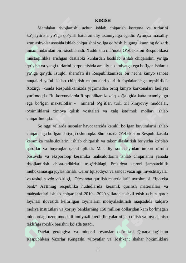 MAHALLIY XOMASHYOLAR ASOSIDA NAFIS KERAMIKA BUYUMLARINI ISHLAB CHIQISH 3