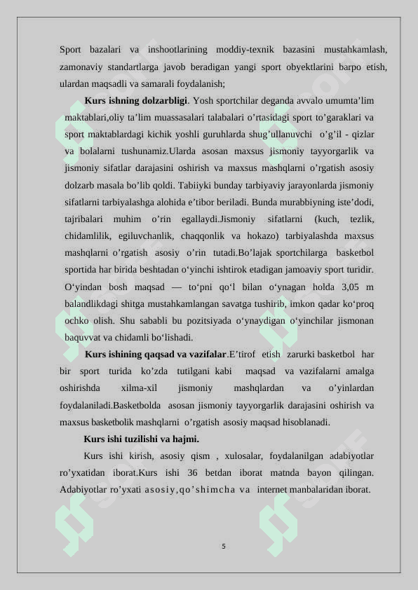 Basketbol o’yinida himoyada individual xarakatlanish taktikasi 5