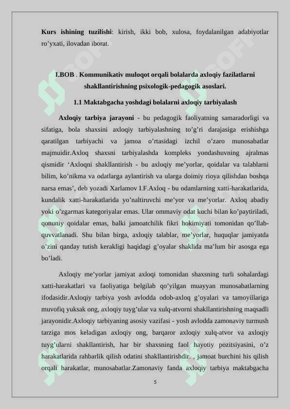 AXLOQIY FAZILATLARNI SHAKLLNATIRISH TEXNOLOGIYALARI 5