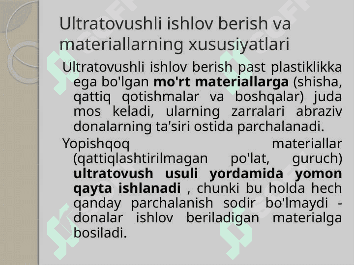 ULTRA TOVUSHLI QURILMALAR 7