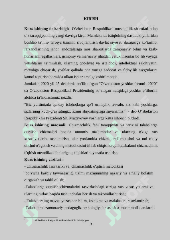 CHIZMACHILIK FANINING TARIXI VA TARAQQIYOTI 3