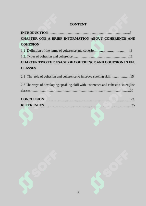 The role of coherence and cohesion in teaching speaking skill 2