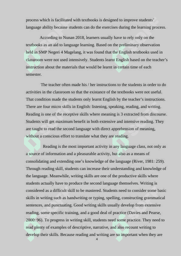 DEVELOPING  READING  AND  WRITING   ON  THE  MATERIAL  OF  SCALE   UP  2 4