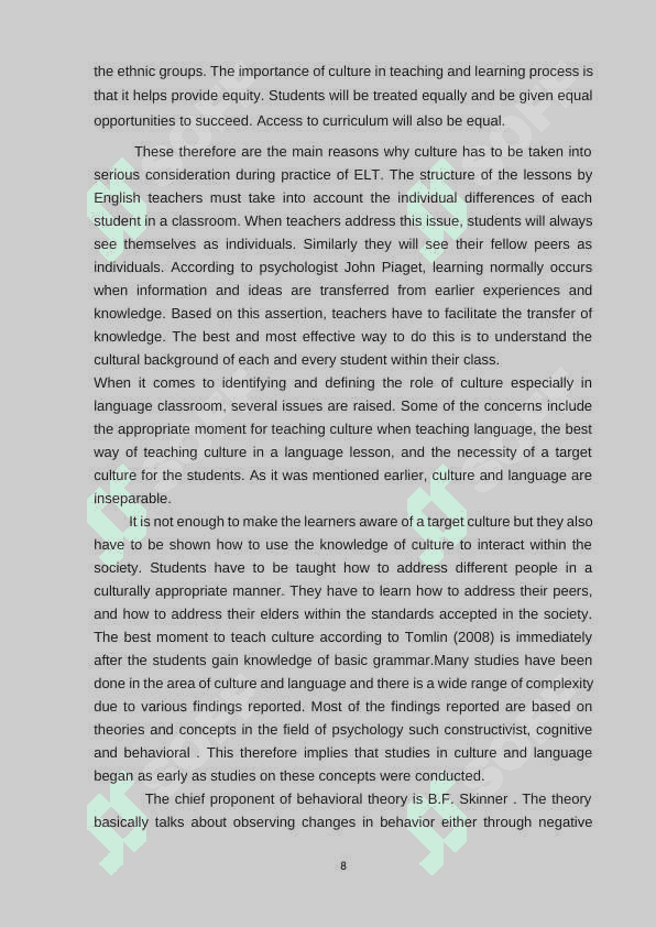 MEDIATING BETWEEN LANGUAGES AND CULTURES FOR BETTER LEARNING 8