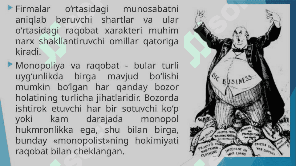 Monopoliyaning narxlarga ta'siri 2