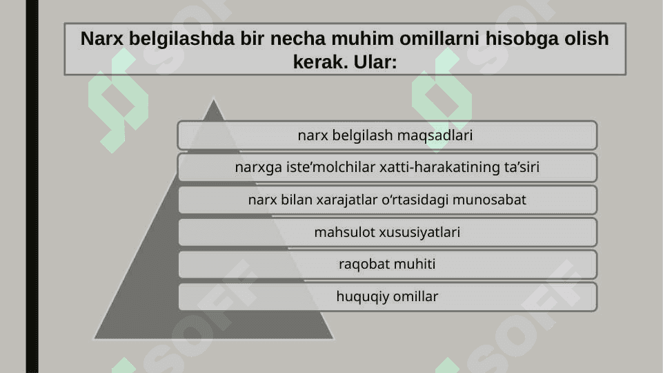 Narxlar tizimi 4