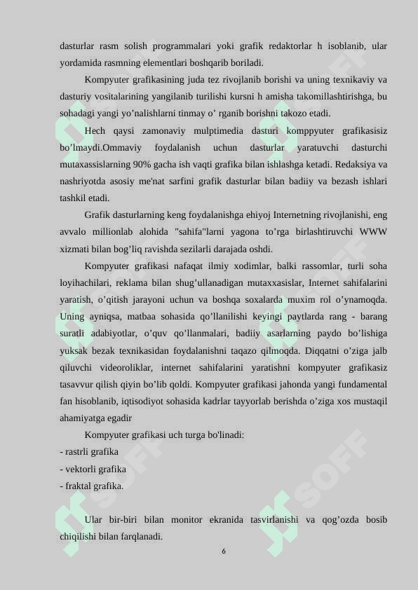 Grafik dastur yaratish 6