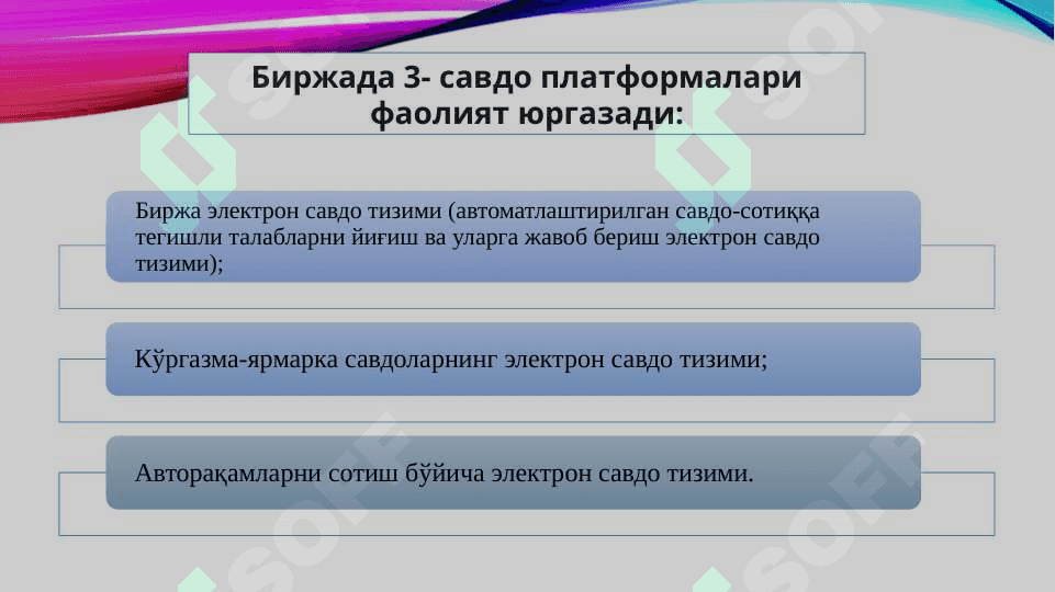 O‘ZBEKISTON RESPUBLIKA TOVAR XOMASHYO BIRJASINING MAXSUS AXBOROT PORTALI 8