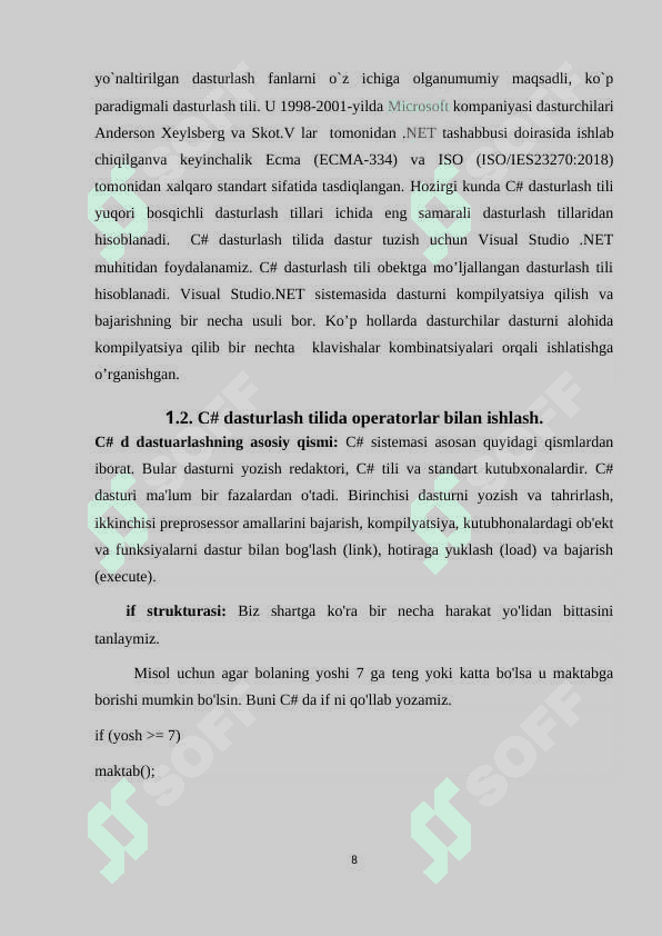 C# dasturlash tilida Matn muhariri dasturini yaratish 8