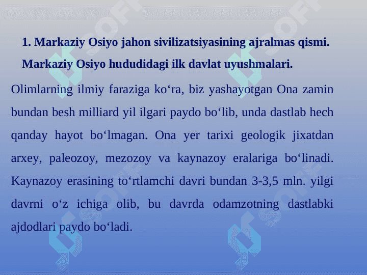 O‘ZBEKISTONDA MUSTAQILLIK G‘OYALARINING TARIXIY ASOSLARI 2