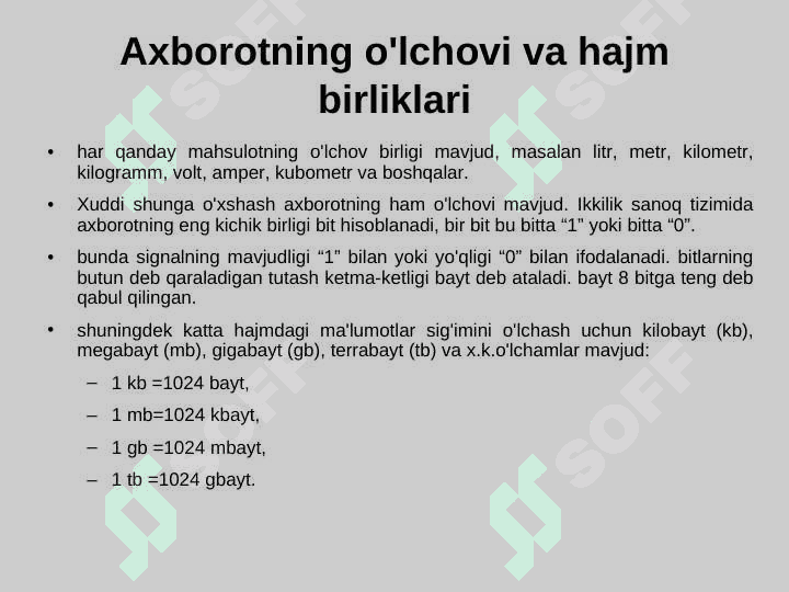 Ахbоrоt turlаri 3