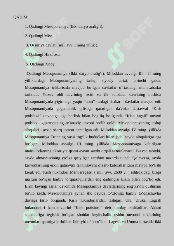 QADIMGI SHARQDA XALQARO MUNOSABATLAR VA DIPLOMATIYA 2