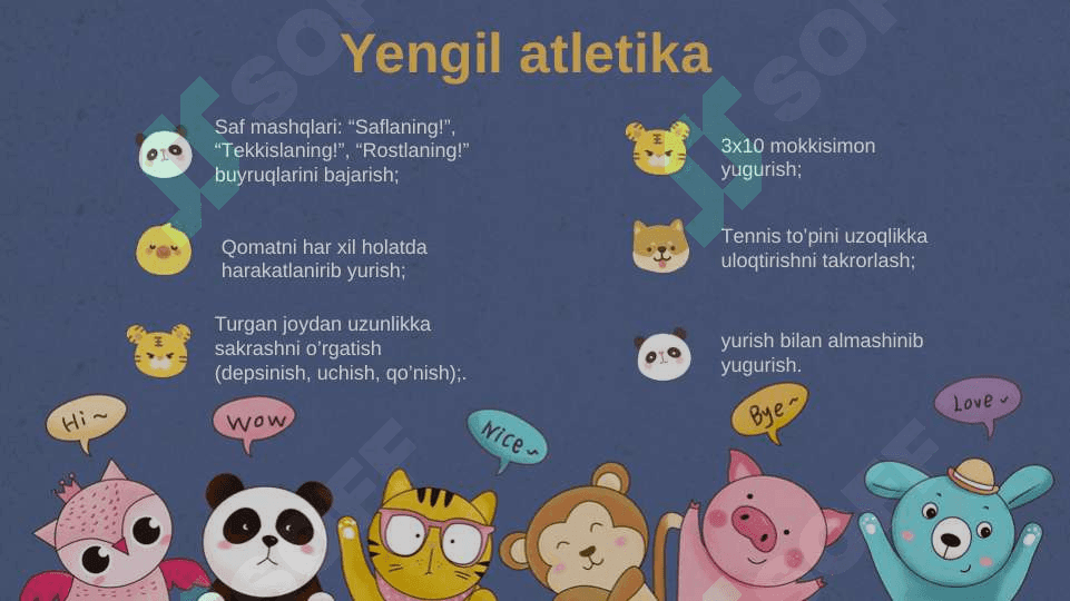 Kichik va o’rta guruhlar uchun umumrivojlantiruvchi mashqlar ishlanmasi 2