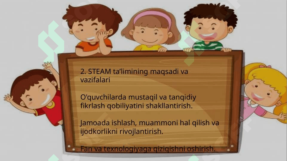 Boshlang’ich sinflarda STEAM texnologiyasi asosida xalqaro baholashning ahamiyati 3