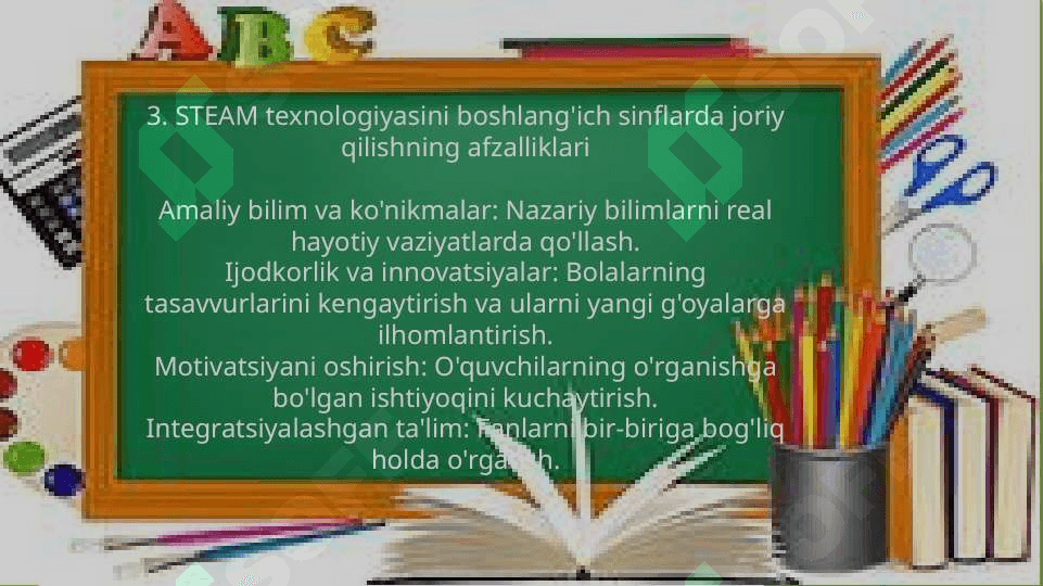 Boshlang’ich sinflarda STEAM texnologiyasi asosida xalqaro baholashning ahamiyati 4