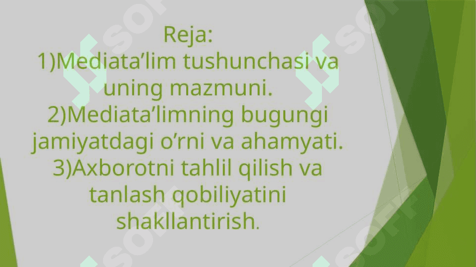 Bugungi kunda media ta’limining dolzarbligi 2