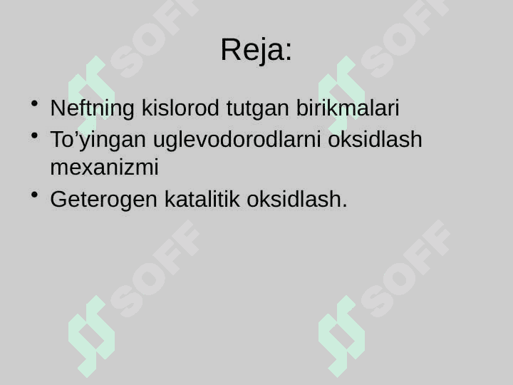 Neftni qayta ishlash mahsulotlari asosida kislorod tutgan organik birikmalar sintezi 2