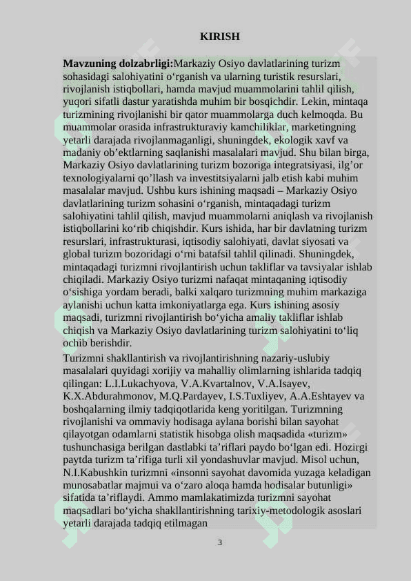 Markaziy Osiyo davlatlar turizmi 3