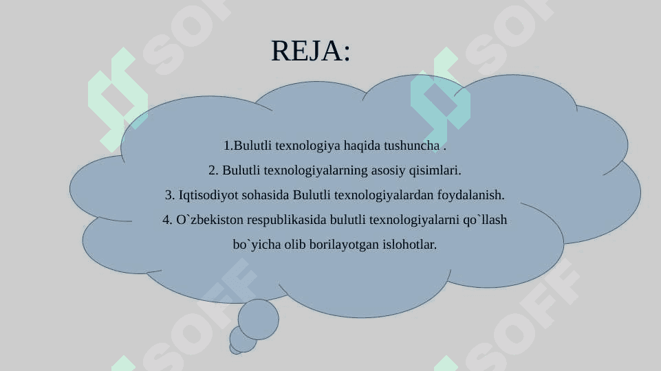Iqtisodiyotda bulutli texnologiyalarning o`rni. 2
