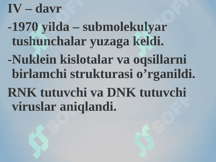 Umumiy virusologiya. Bakteriofaglar. 6