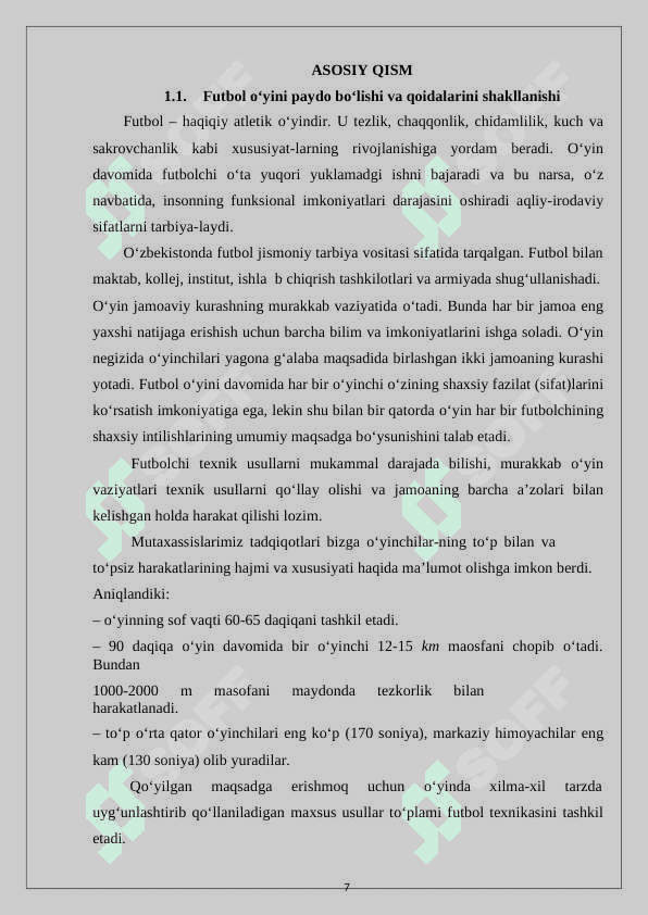 Futbol o‘yin texnikasi 8