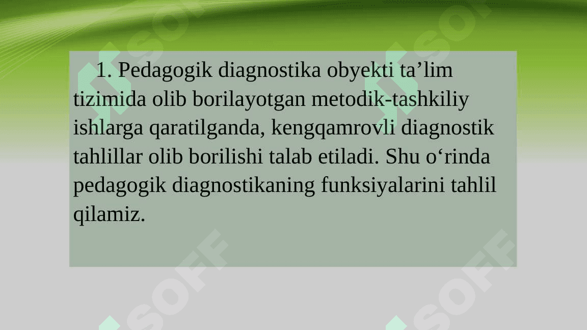 Pedagogik Diagnostika Obyektlari (taqdimot ) 3