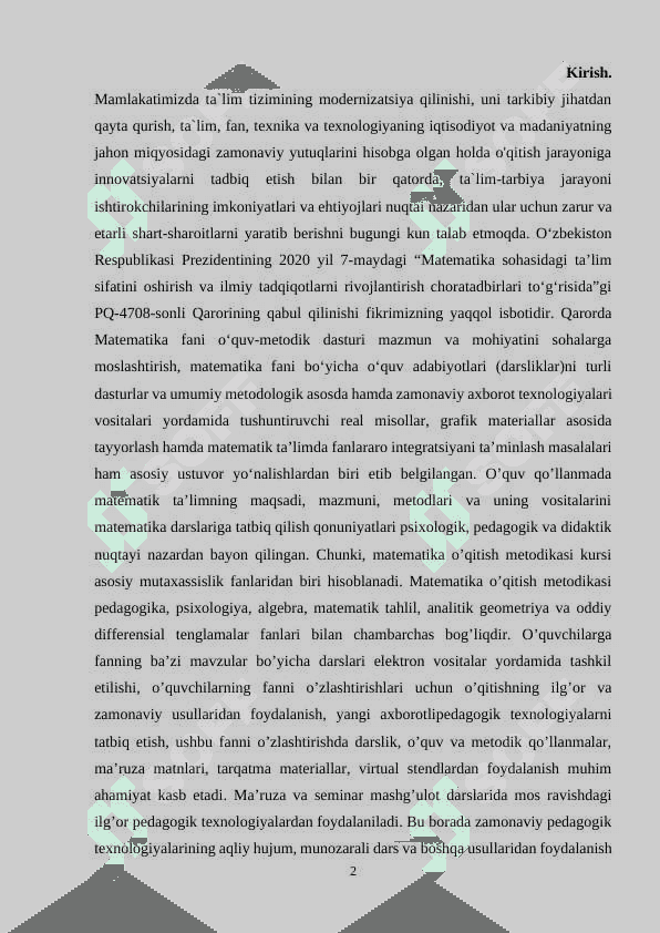 Logarifmik tenglamalar. 2