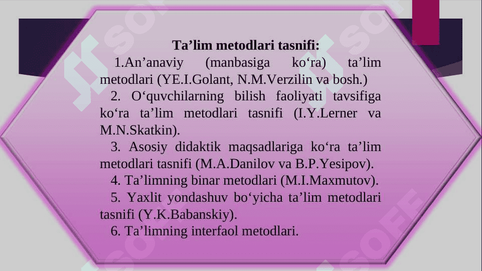 Ta’lim metodlari va vositalari 8