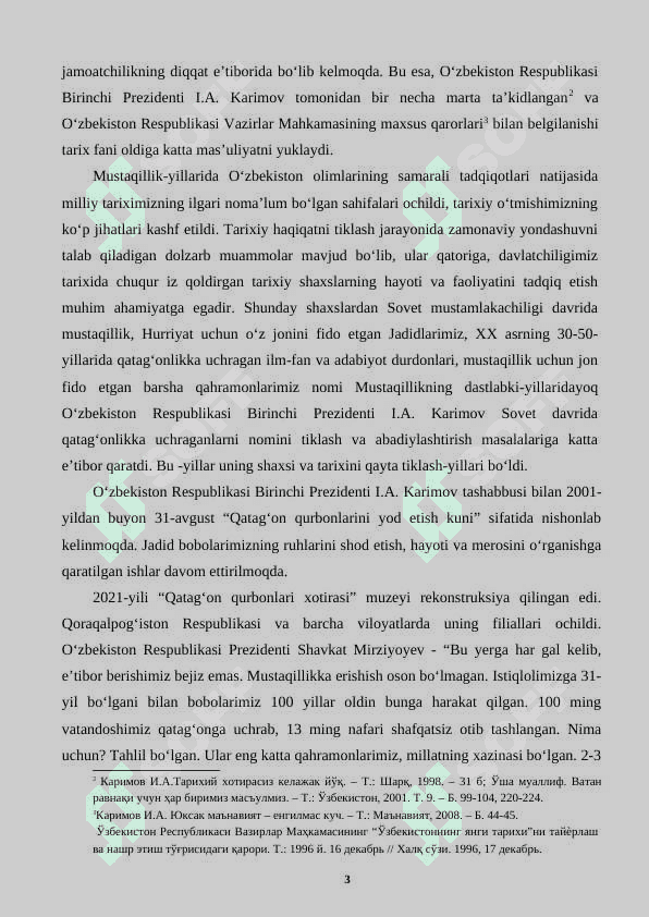 O‘rtа Оsiyo tаriхining sovet mustаmlаkаchiligi dаvri tarixshunosligi 3