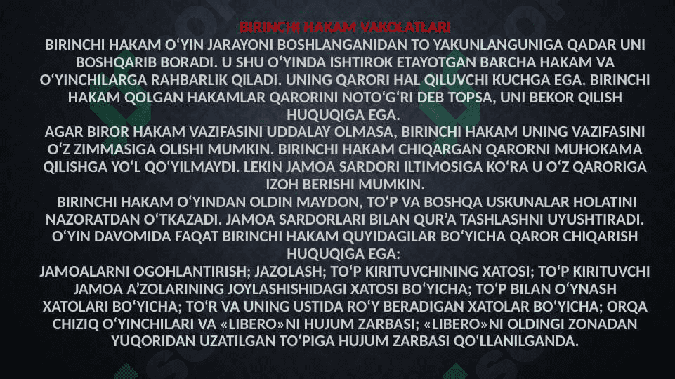 voleybol o'yinichi bo'yicha hakamlik qilish 6