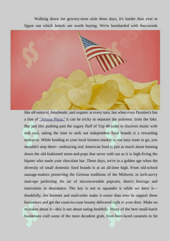 American food and drinks 2