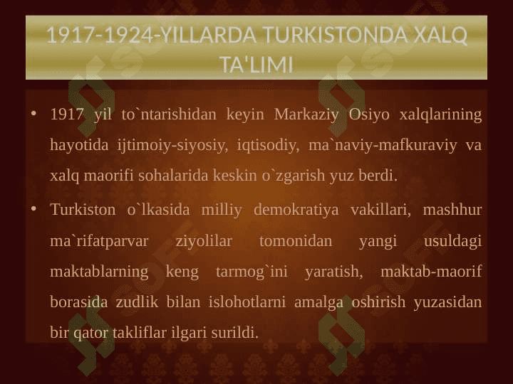 1917-1924-YILLARDA TURKISTONDA XALQ TA'LIMI 2