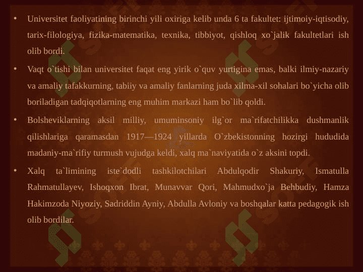 1917-1924-YILLARDA TURKISTONDA XALQ TA'LIMI 8