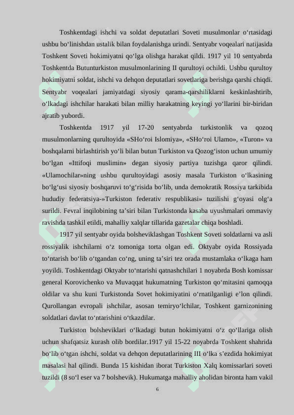 1917-YILGI FEVRAL INQILOBINING TURKISTON MINTAQASIGA TA'SIRI 6