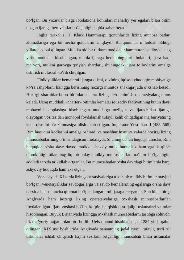 Lizingning mоhiyati va lizing оpеratsiyalari turlari 3