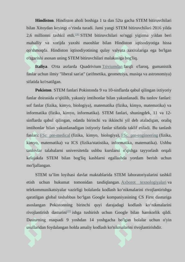 STEAM TA’LIMINING RIVOJLANISH TARIXI 6