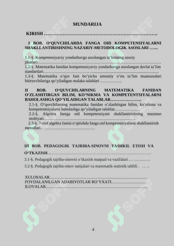 ALGEBR DARSLARIDA O‘QUVCHILRDA FANGA OID KOMPETENSIYALARNI SHAKLLANTIRISH USULLARI 4
