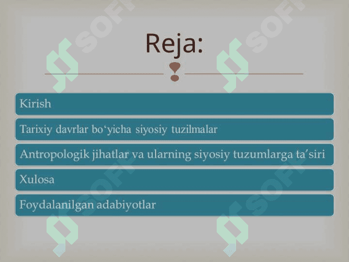 Sharq xalqlarining siyosiy tuzilmalari va ularning antropologik tahlili 2