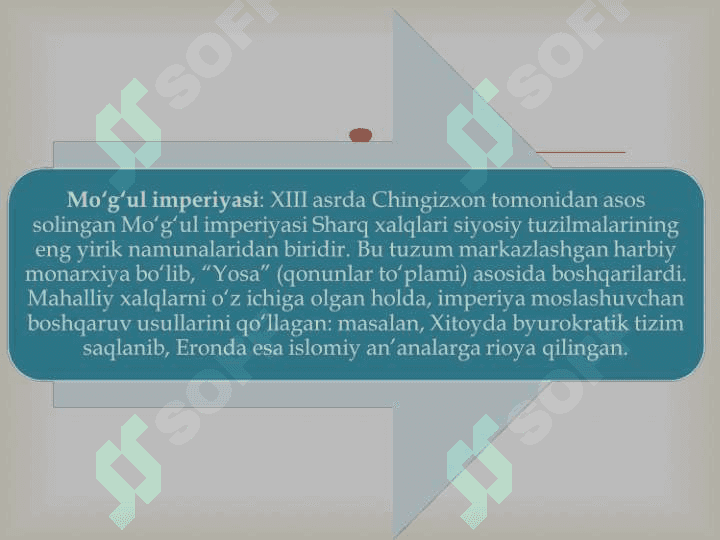 Sharq xalqlarining siyosiy tuzilmalari va ularning antropologik tahlili 8