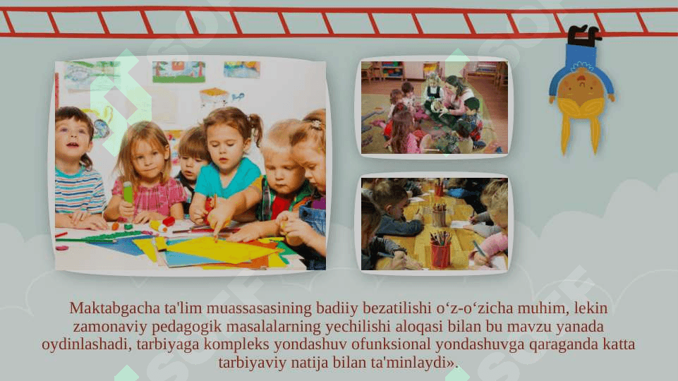Bolalar tasviriy faoliyatida idrok qilishning rivojlanishi. 8
