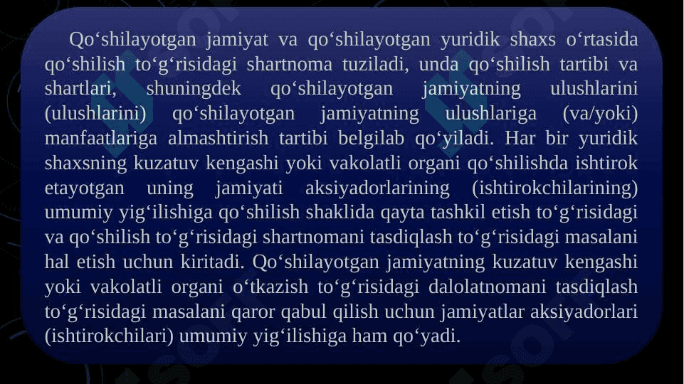 Aksiyadorlik jamiyatlarini qayta tashkil etish va tugatish 4